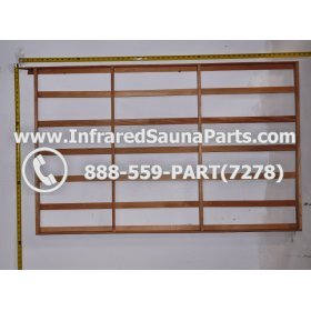 WOOD BACKRESTS - HEMLOCK BACKREST WITH CORNER  EDGE ( 33" x 55" ) 2