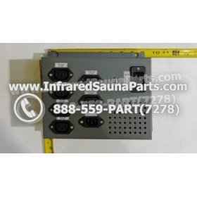 COMPLETE CONTROL POWER BOX WITH CONTROL PANEL - COMPLETE CONTROL POWER BOX FOR  INFRARED SAUNA 110v 120v WITH TWO CONTROL PANELS UNIVERSAL 5
