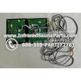 COMPLETE CONTROL POWER BOX WITH CONTROL PANEL - COMPLETE CONTROL POWER BOX FOR  INFRARED SAUNA 110v 120v WITH TWO CONTROL PANELS UNIVERSAL 13