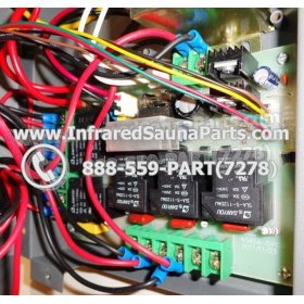 COMPLETE CONTROL POWER BOX WITH CONTROL PANEL - COMPLETE CONTROL POWER BOX CLEARLIGHT INFRARED SAUNA 110v 120v WITH ONE CONTROL PANEL 13
