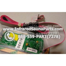 CIRCUIT BOARDS WITH  FACE PLATES - CIRCUIT BOARD WITH FACEPLATE AIRWALL INFRARED SAUNA BLACK 6