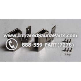 DOOR HINGES - GLASS DOOR HINGE STYLE 10 COMPLETE SET 12