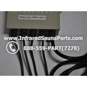 COMPLETE CONTROL POWER BOX 220V / 240V - COMPLETE CONTROL POWER BOX 220V / 240V SUNTECH INFRARED SAUNA WITH 8 HEATER PLUGS v2 6