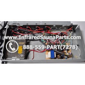 COMPLETE CONTROL POWER BOX 220V / 240V - COMPLETE CONTROL POWER BOX 220V / 240V IRONMAN INFRARED SAUNA STYLE 2 9