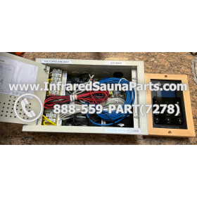 COMPLETE CONTROL POWER BOX WITH CONTROL PANEL - COMPLETE CONTROL POWER BOX 220V / 240V – 4800 WATTS WITH COMPLETE WIRING HARNESS WITH TWO CONTROL PANEL 1