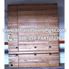 WOOD SAUNA WALLS - HEMLOCK WOOD SAUNA PANEL ( 71" x 56.6" ) 4