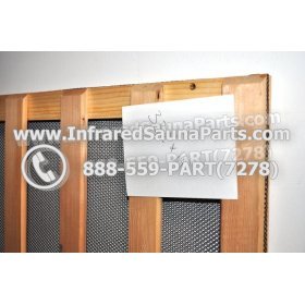 WOOD BACKRESTS - HEMLOCK WOOD BACKREST ( 33.2" X 14" ) 3