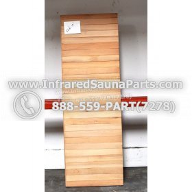 WOOD BENCHS + HEATERS - HEMLOCK WOOD BENCH ( 56.8" x 19" ) 2