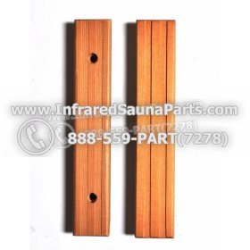 WOOD HANDLES + TOWEL HANDLES - HEMLOCK WOOD DOOR HANDLE STYLE 4 7