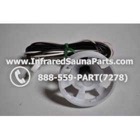 COMPLETE LIGHT ASSEMBLY 12V - COMPLETE LIGHT ASSEMBLY WITH BULB + RED AND BLUE COVER 12V 12