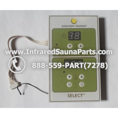 CIRCUIT BOARDS WITH  FACE PLATES - CIRCUIT BOARD WITH FACE PLATE SUNLIGHT SAUNAS SELECT MAIN 1