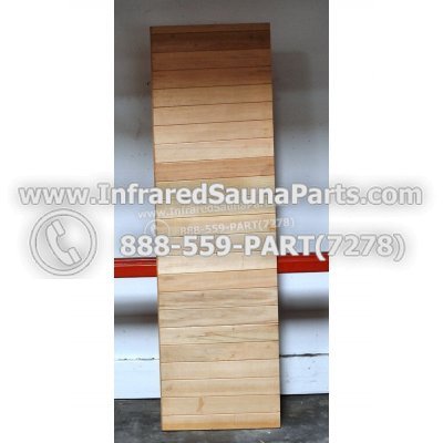 WOOD BENCHS + HEATERS - HEMLOCK WOOD BENCH ( 66.5" x 19.8" ) 1