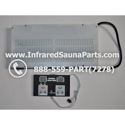 COMPLETE CONTROL POWER BOX WITH CONTROL PANEL - COMPLETE CONTROL POWER BOX IRONMAN INFRARED SAUNA STYLE 1 WITH ONE CONTROL PANEL 1