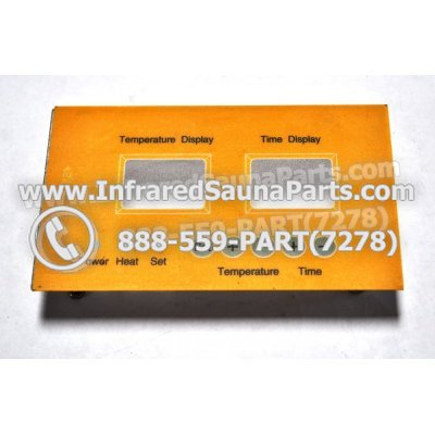 FACE PLATES - FACEPLATE FOR CIRCUIT BOARD WATERSTAR INFRARED SAUNA 06S10196 1